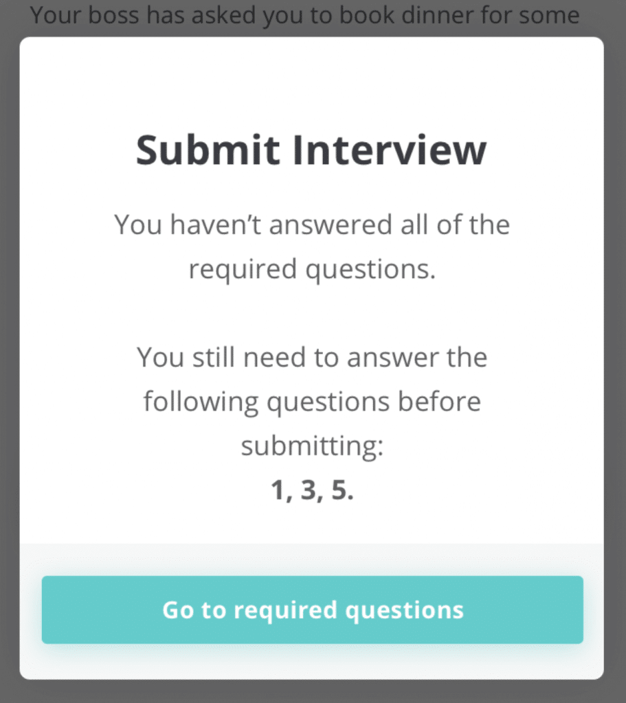 Features to help you hire with confidence 5 Required Question