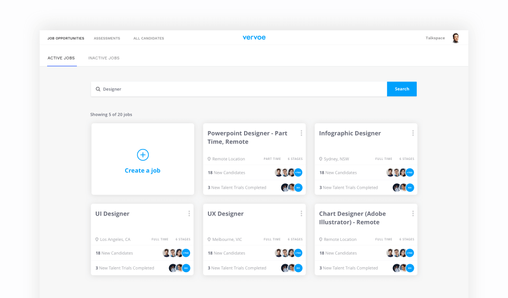 New Release: Candidate experience, coding challenges + More 5 Easily search for jobs in your dashboard