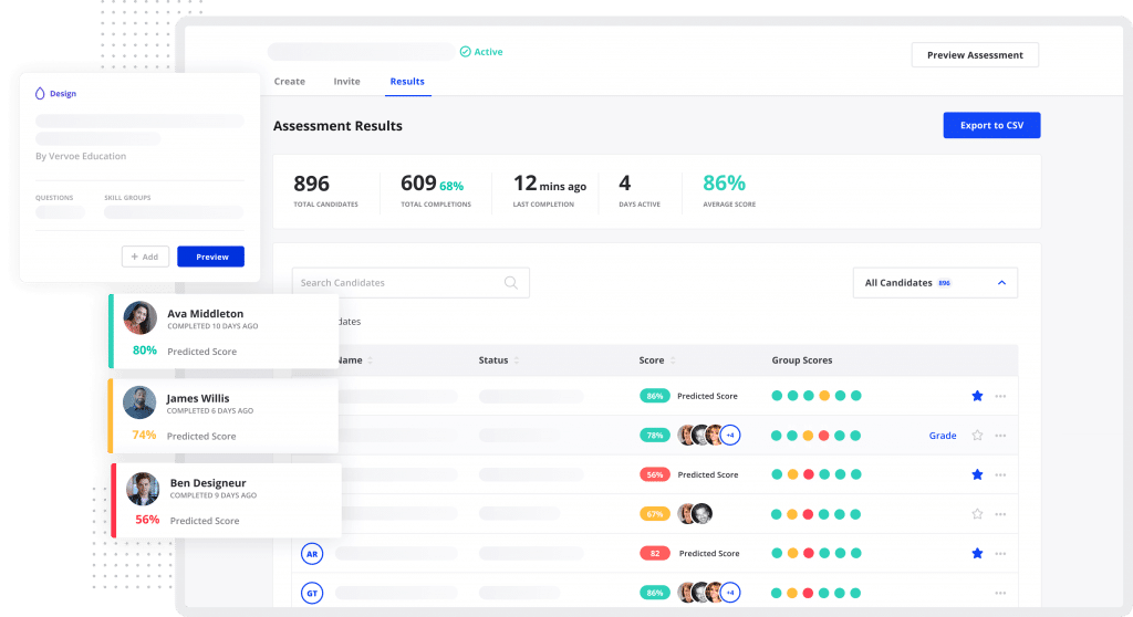An embarrassment of riches: too many job applicants for every role 2 Vervoe makes it easy to screen job applicants based on their skills, not what's on their resume.