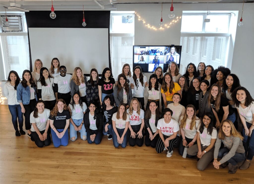 39 Awesome Companies Leading the Way in Diversity 3 Women @ Handshake gathered (in person and remotely) in celebration of International Women’s Day.