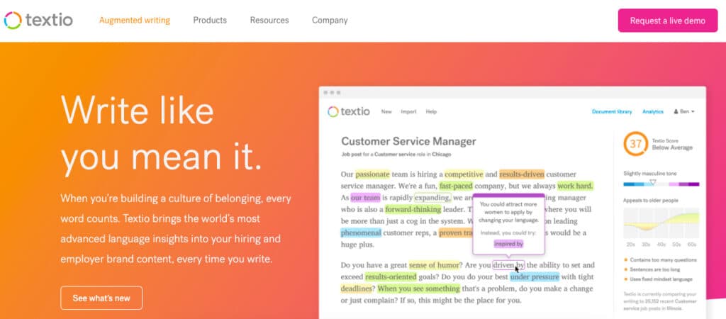 The Complete Guide to Blind Hiring in 2021 6 Textio Blind Hiring Software