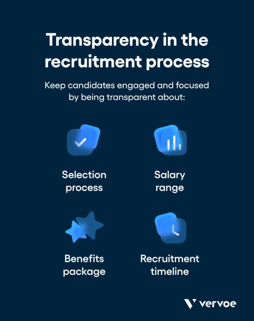 25 Emerging Recruitment Trends in 2021 2 Transparency in the recruitment process