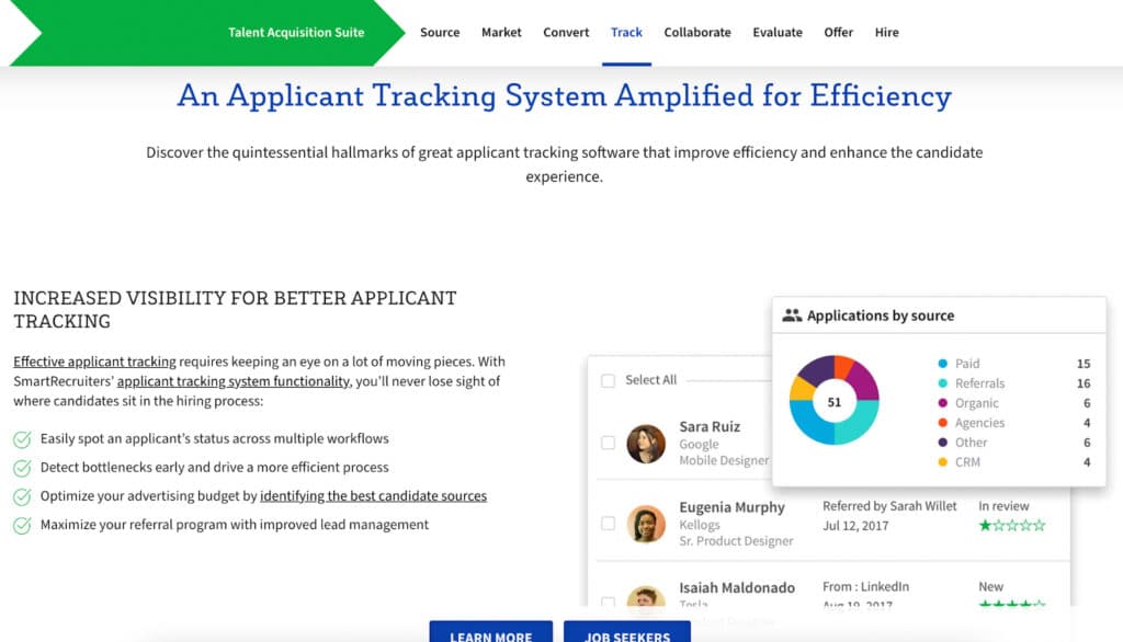 9 Candidate Shortlisting Tools That Every Recruiter Needs 4 Applicant Tracking Systems SmartRecruiters