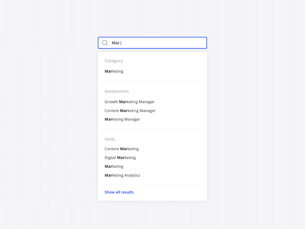 Update: Find what you need faster and more accurately with Vervoe’s assessment library and search updates 2 Search by category, assessments, or skills