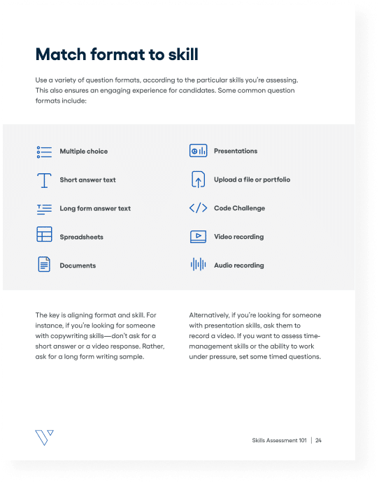 Skills Assessment 101 White Paper 5 Skills Assessment 101