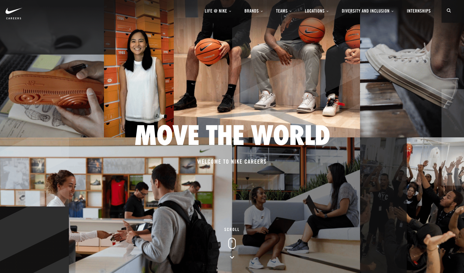 13 Inspiring Employee Value Proposition Examples To Attract Great Talent 4 Screenshot of Nike jobs page