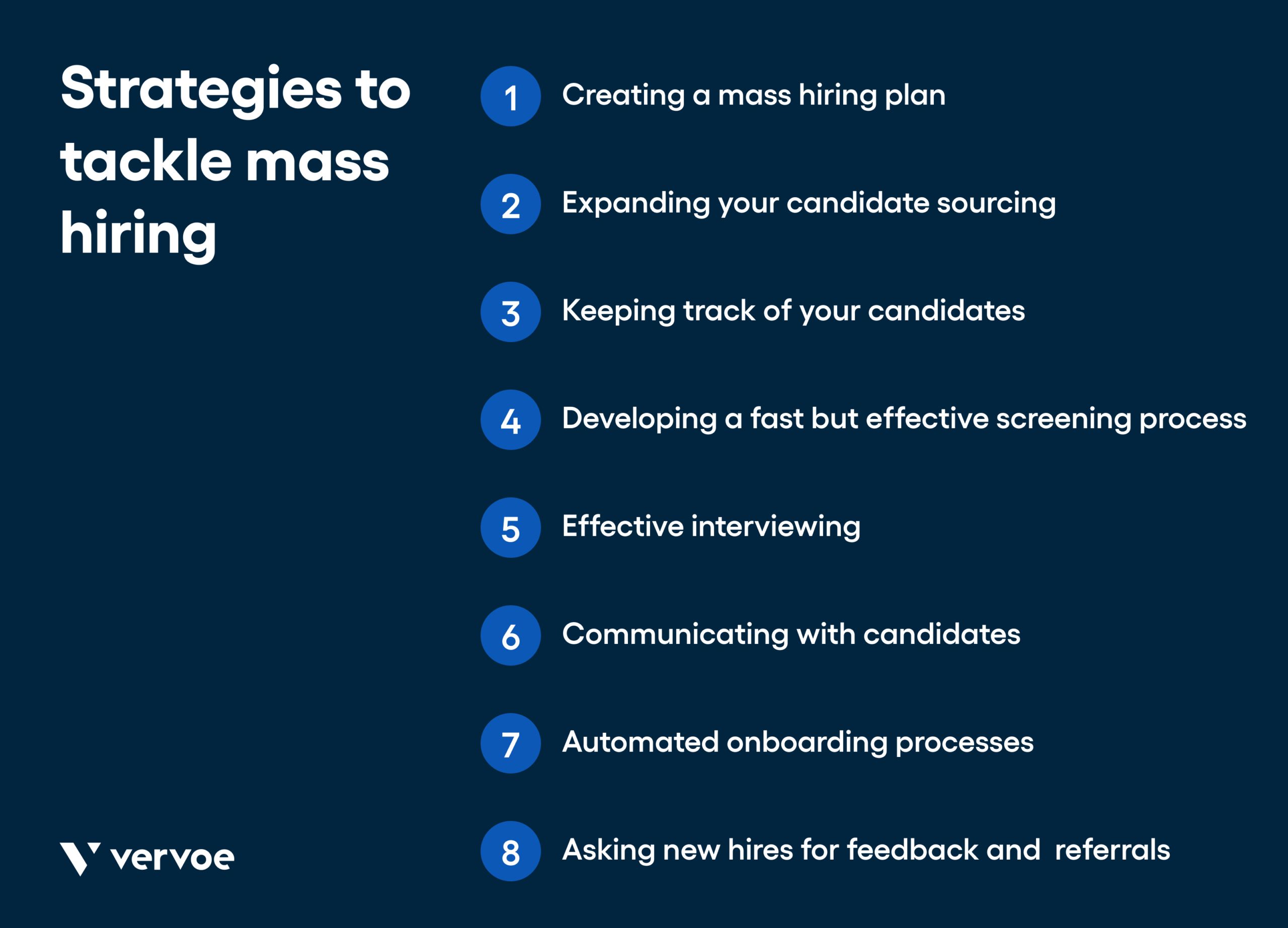 8 Effective Mass Hiring Strategies That Don’t Lead to Bad Candidates 2 Infographic showing strategies of mass hiring