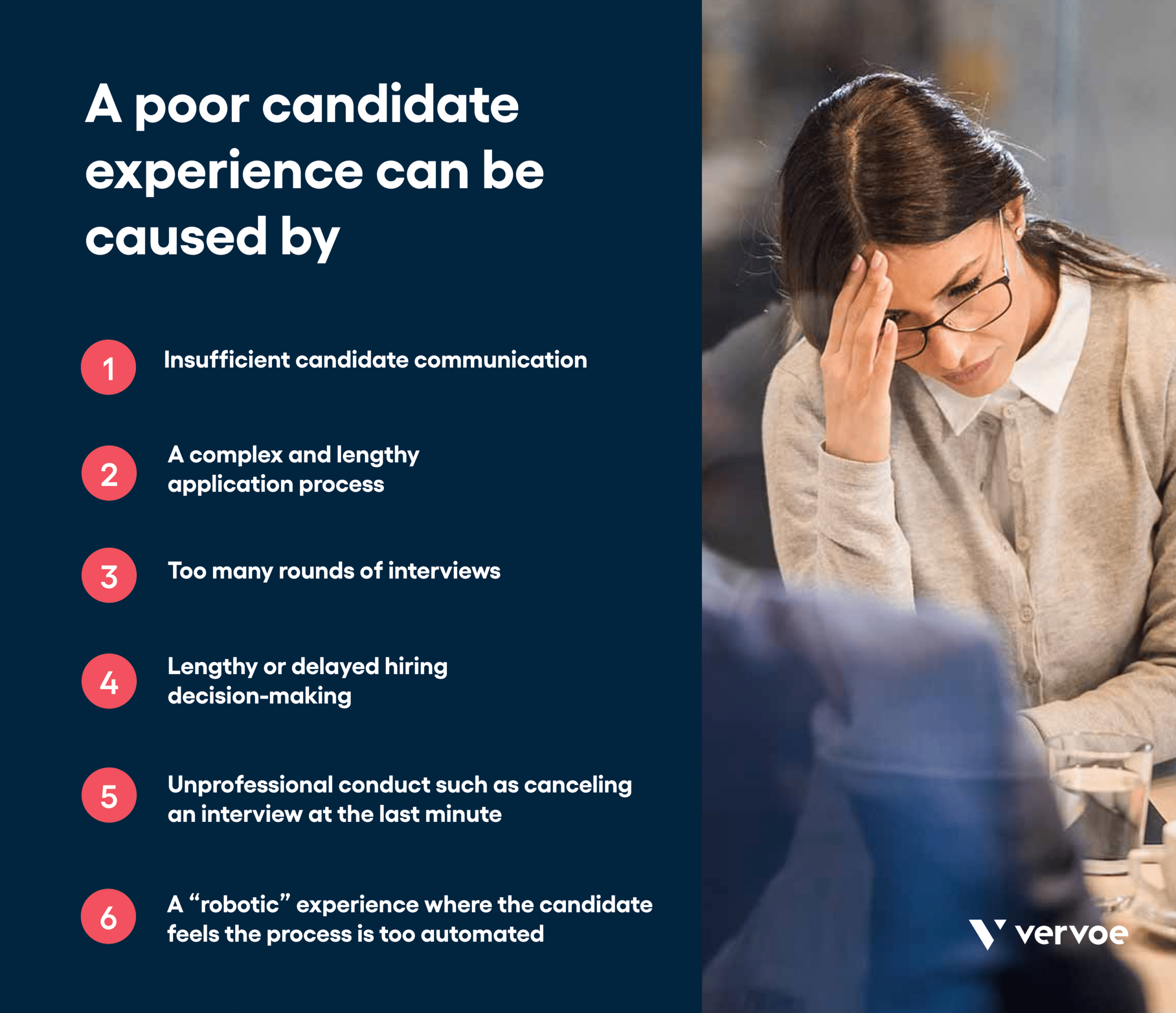 13 Recruitment Strategies That Will Transform the Way You Hire 11 Infographic showing what can cause a poor candidate experience