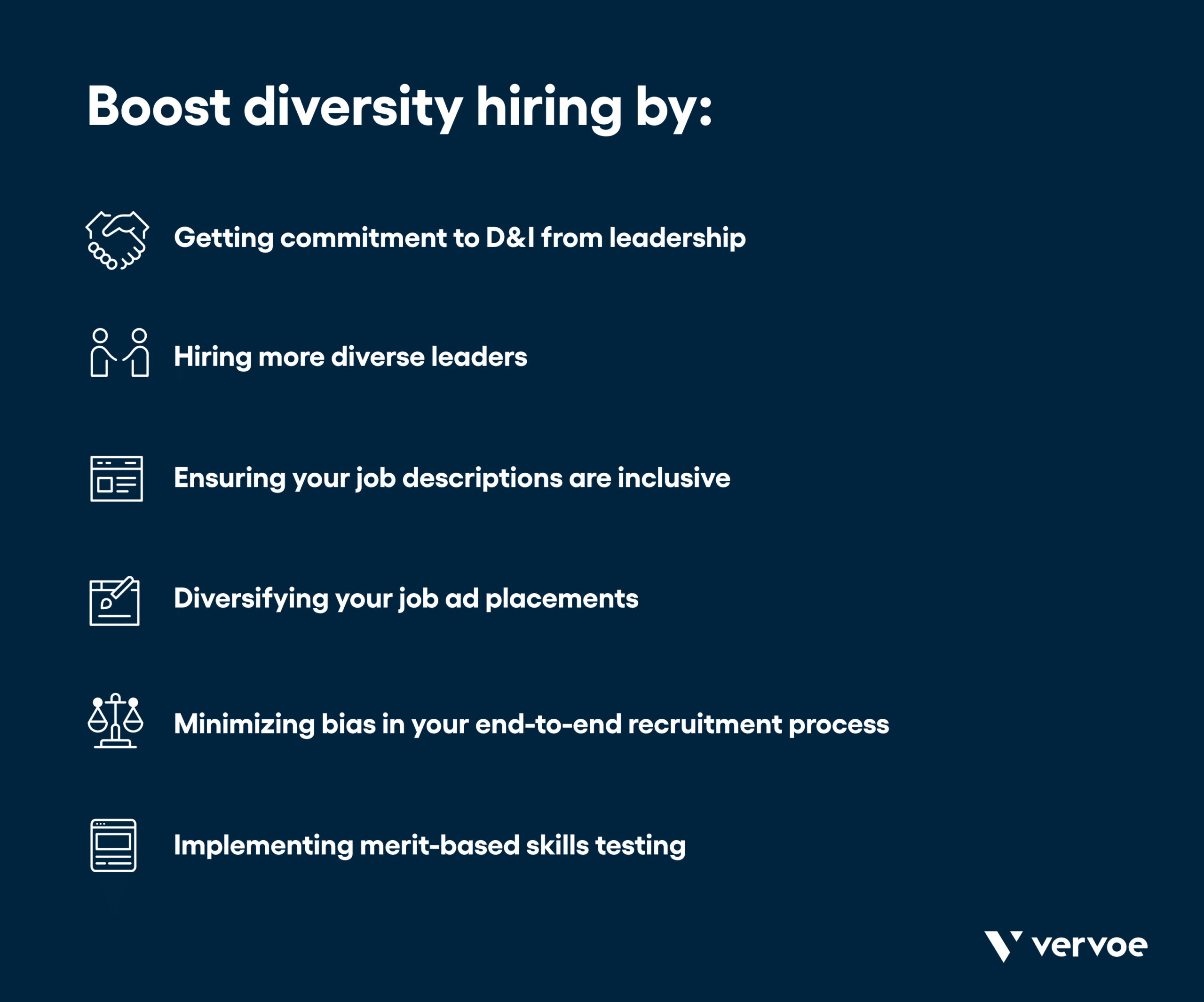 13 Recruitment Strategies That Will Transform the Way You Hire 15 Infographic of tips for diversity hiring