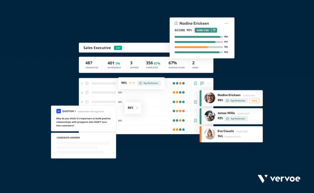 Three Important Resume Screening Software Tools Every Recruiter Needs to Know About 3 Vervoe AI-powered skills assessments