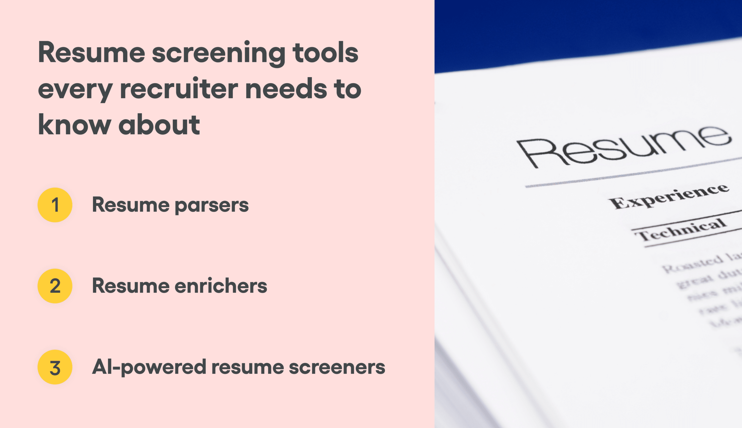 Three Important Resume Screening Software Tools Every Recruiter Needs to Know About 2 Resume screening tools recruiters need to know
