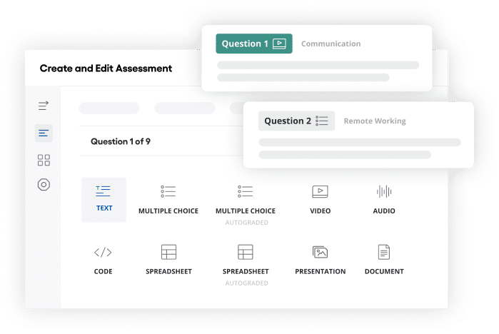 Create and Edit Assessment
