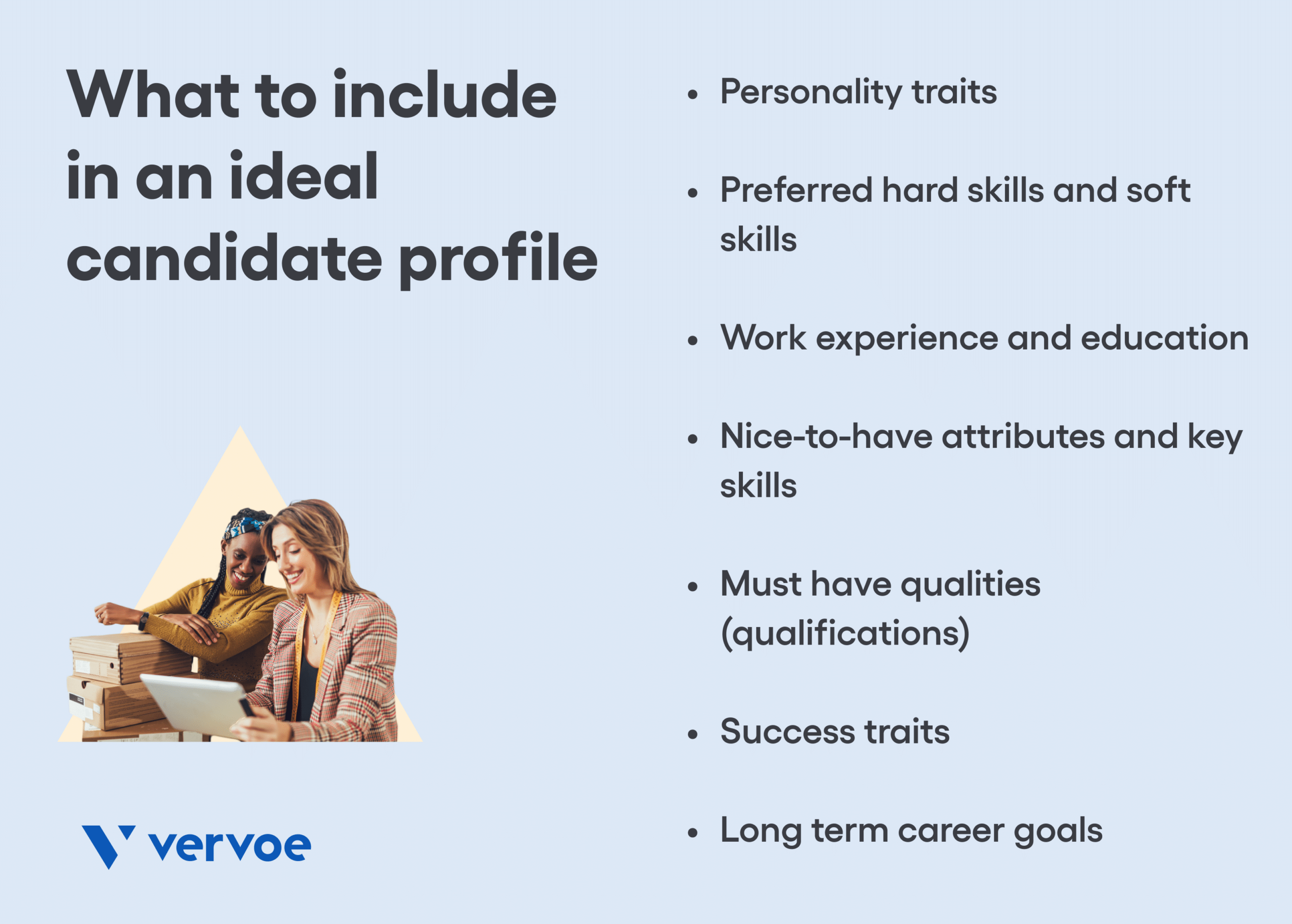 7 Effective Tips for Creating an Ideal Candidate Profile 1 What to include in a candidate profile