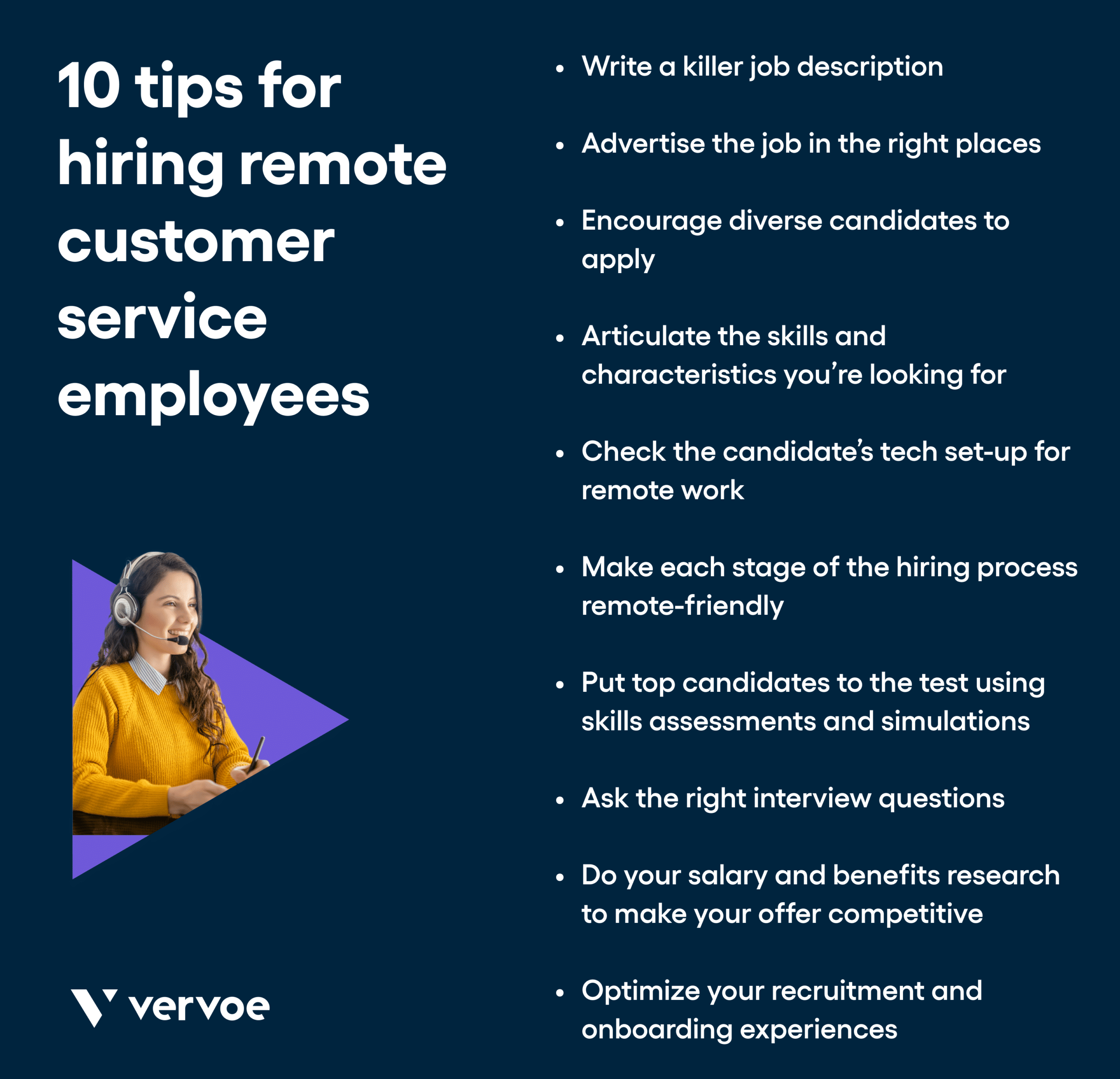 10 Tips To Make Hiring Remote Customer Service Employees Easy 4 10 tips for hiring remote customer service employees