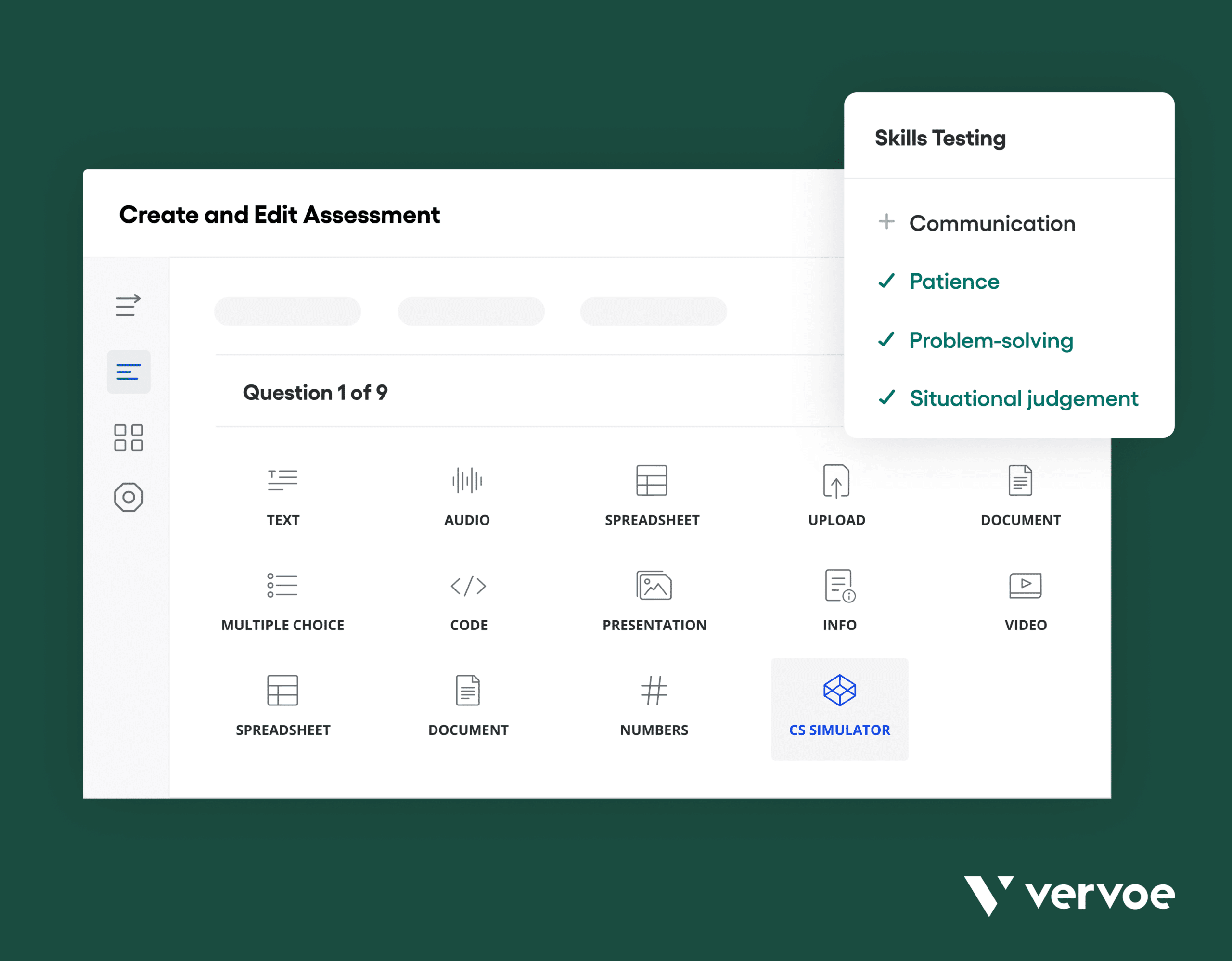 How To Create the Perfect Customer Service Recruitment Strategy in 8 Steps 4 Vervoe skills assessment question types