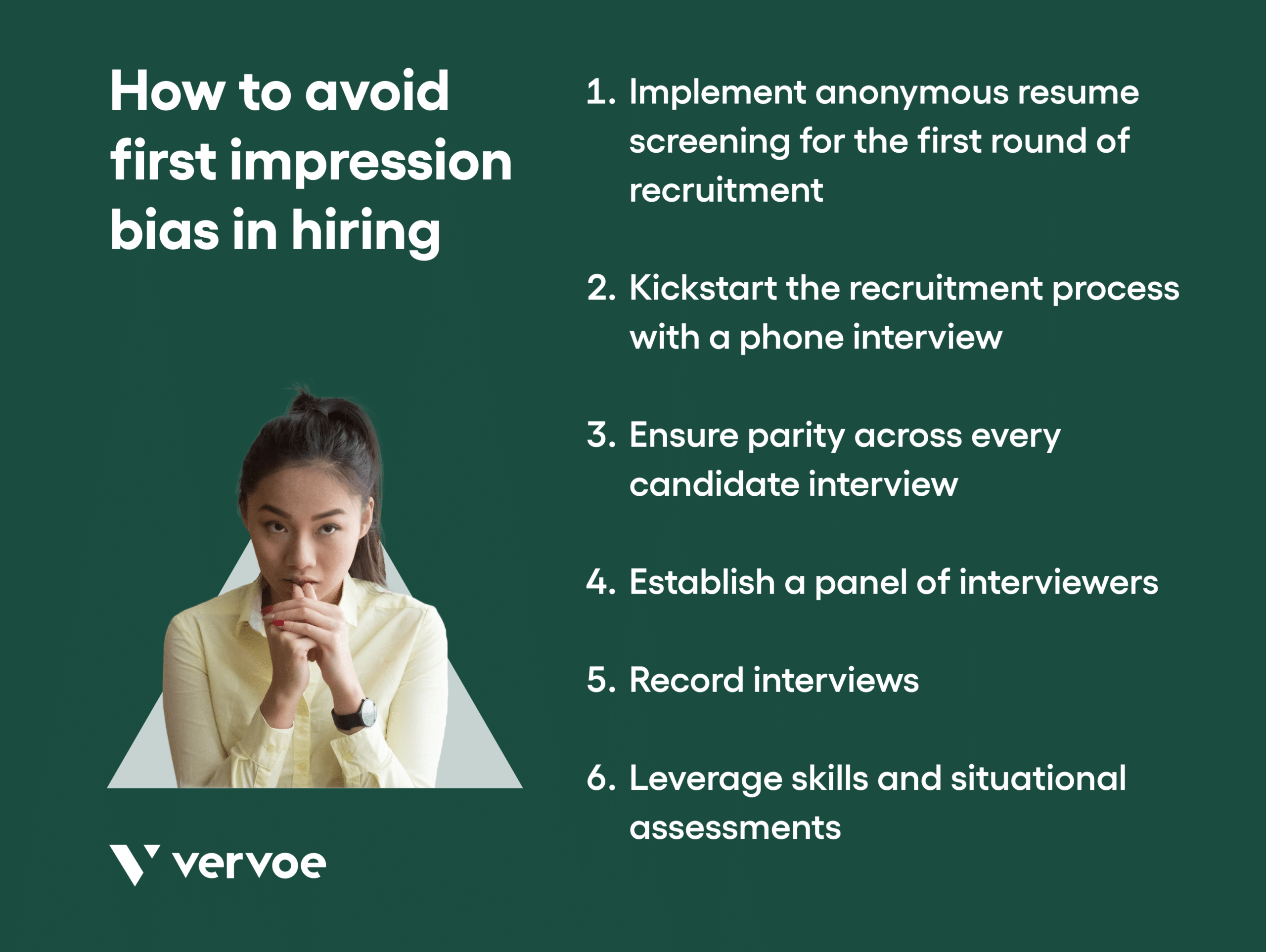 What First Impression Bias In Hiring Is And How To Eliminate It 3 How to avoid first impression bias in hiring