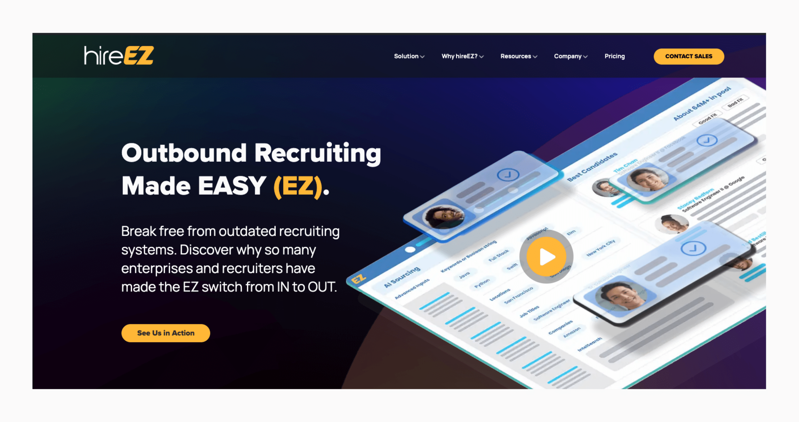 The Top 22 AI Tools for Talent Acquisition To Perfect Your Hiring 5 hireEZ