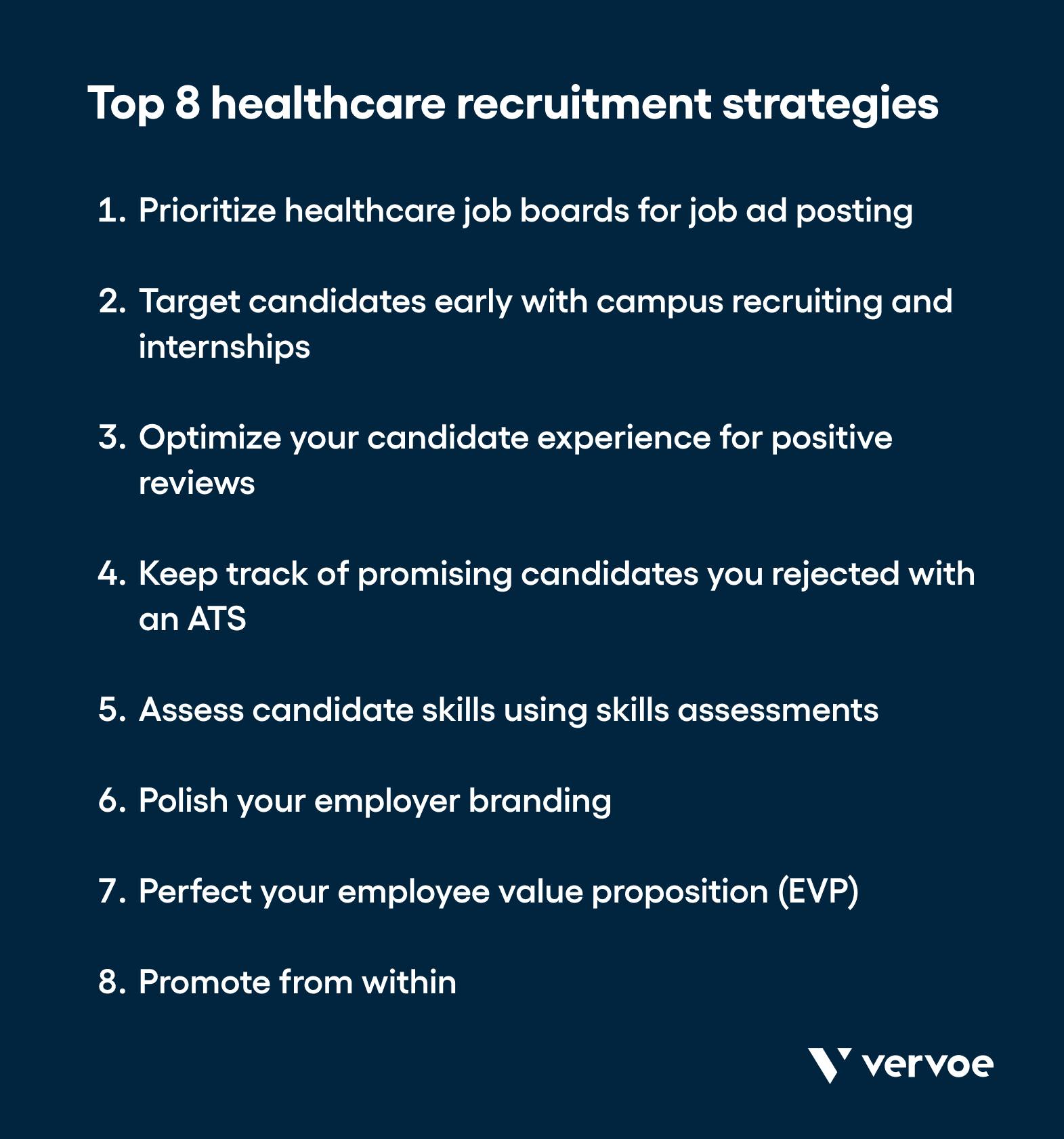 8 Healthcare Recruitment Strategies to Fill Open Roles With Great People 1 Top 8 healthcare recruitment strategies