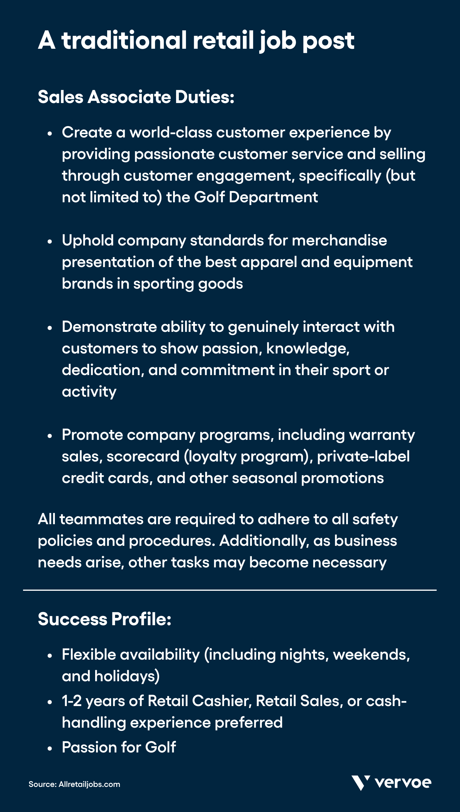 4 Ways to Adopt Skills-Based Hiring in Retail 1 A traditional job description