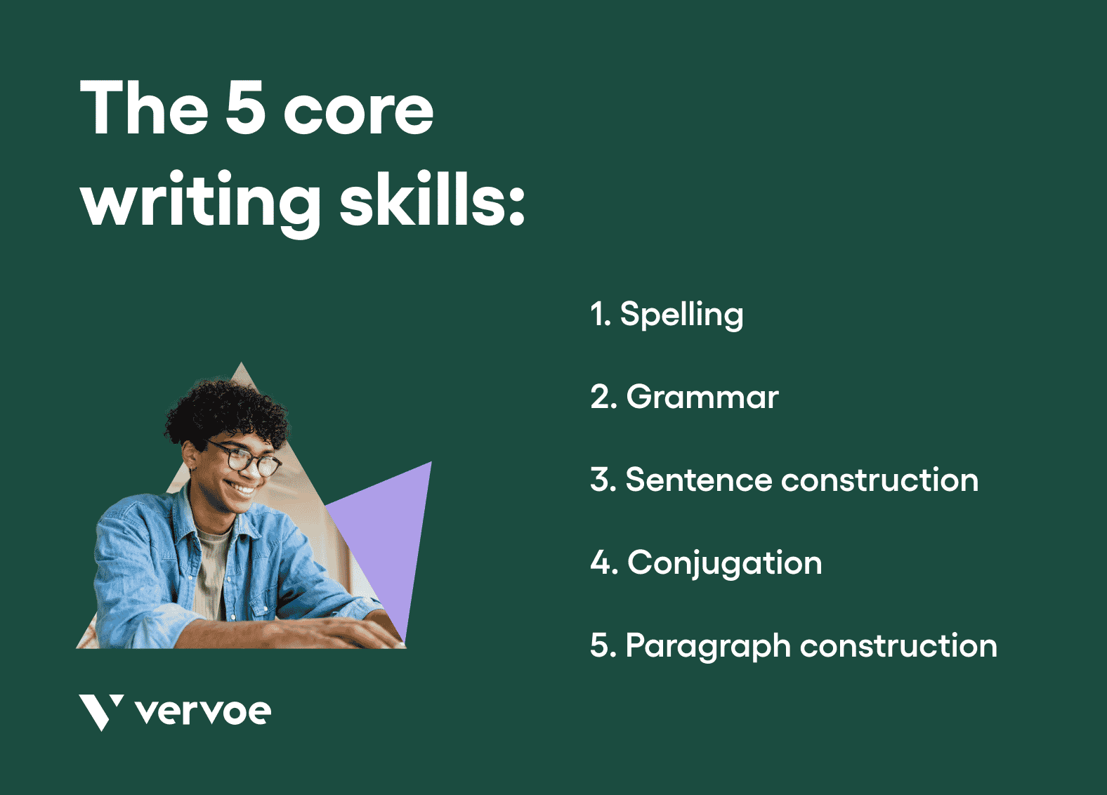 How to Implement a Writing Skills Test in 3 Steps 3 The five core writing skills