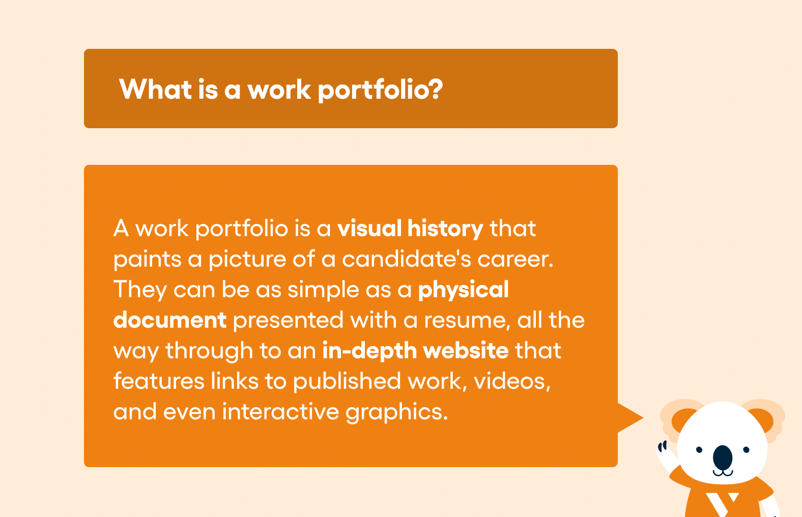 Do Work Portfolios Really Showcase True Talent? 1 A summary describing what a work portfolio contains