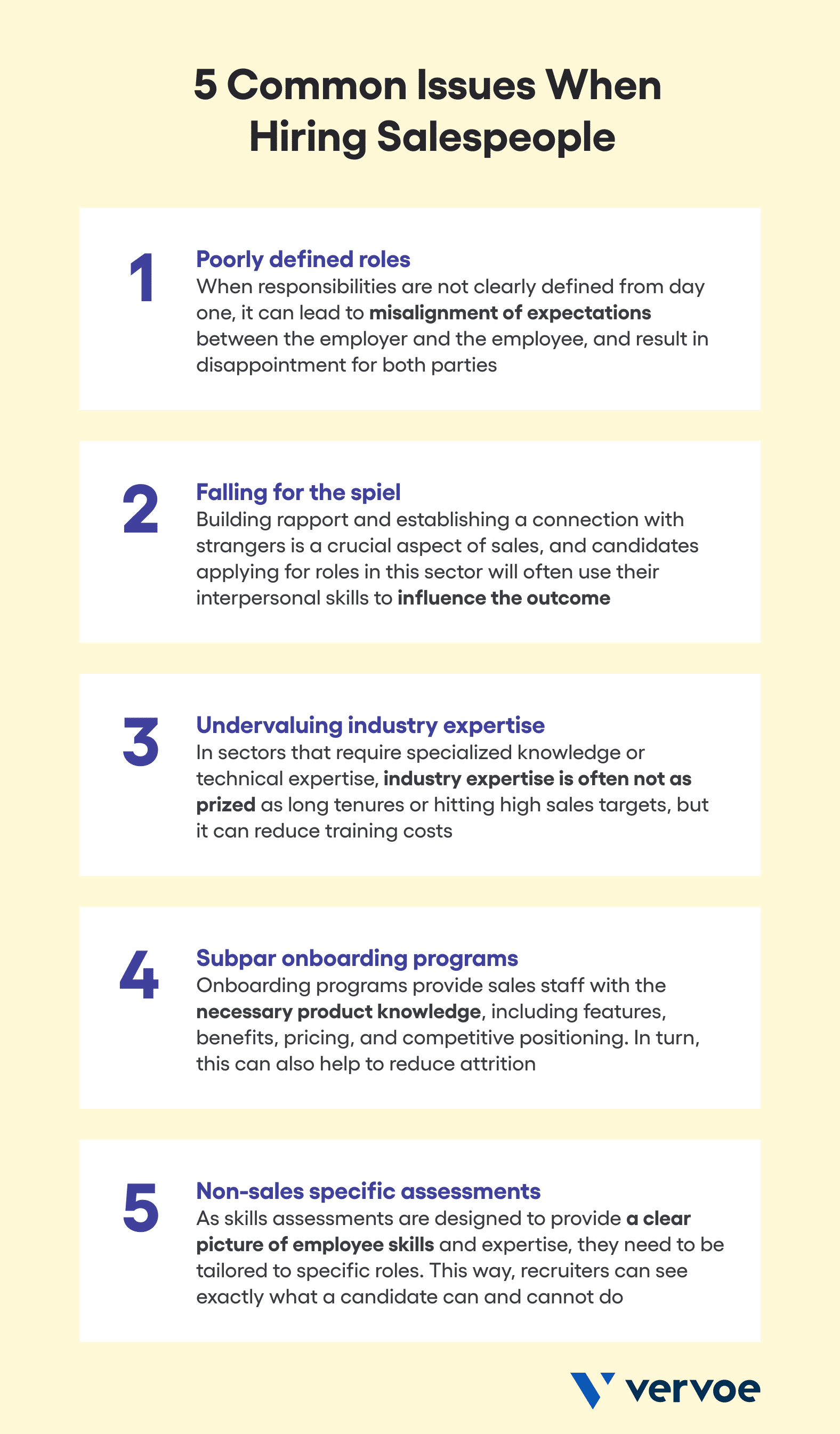 5 Issues When Hiring Salespeople And How To Solve Them 2 5 common issues that surface when hiring salespeople