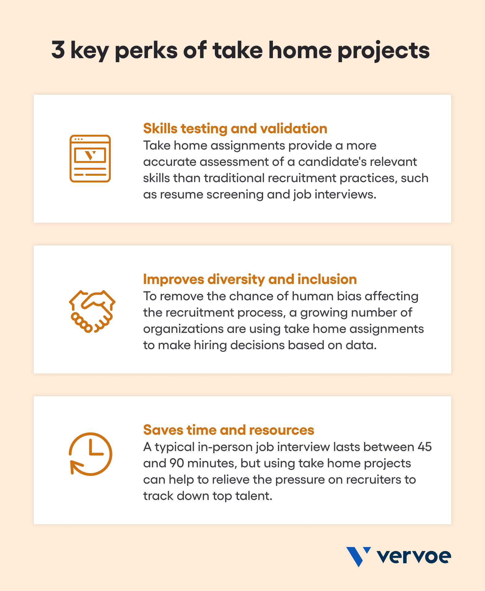 6 Ways To Make Candidates Love Take Home Assignments 2 The perks of take-home tasks include candidate skill validation