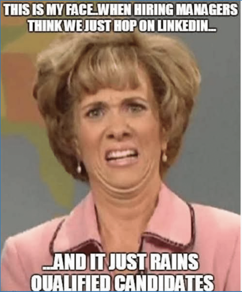 Hiring Challenges in 20 Memes 2024 Edition 7 Meme of a woman making a face