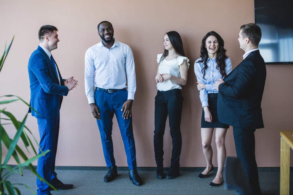 The Secrets of Amazon’s High-Volume Hiring Process: A Case Study 9 Recruiter addressing his candidates