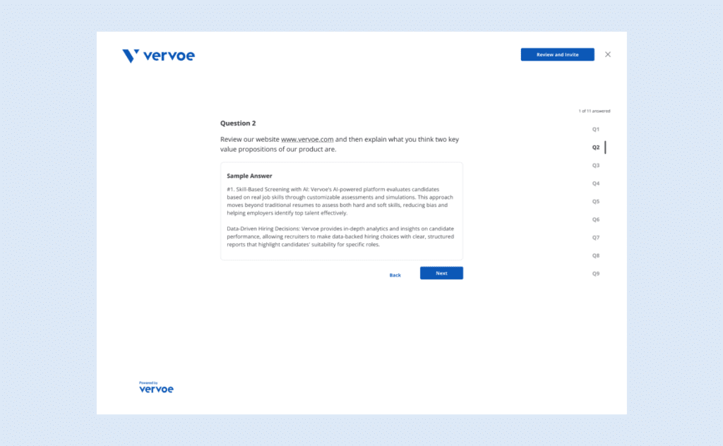 Meet Vervoe’s AI Assessment Builder 2 Meet Vervoe’s AI Assessment Builder 2